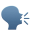 speaking_head_in_silhouette